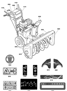 Part Location Diagram of 1755405YP Murray Decal, Logo, Control Panel, 1580 Pro